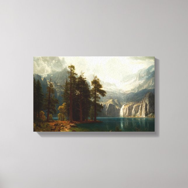 Bierstadt Sierra Nevadas Leinwanddruck (Vorderseite)