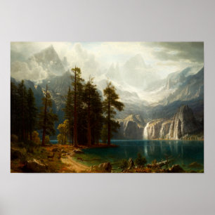 Bierstadt Sierra Nevadas Plakat