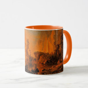 Bierstadt - Sonnenuntergang in den Rockies Tasse