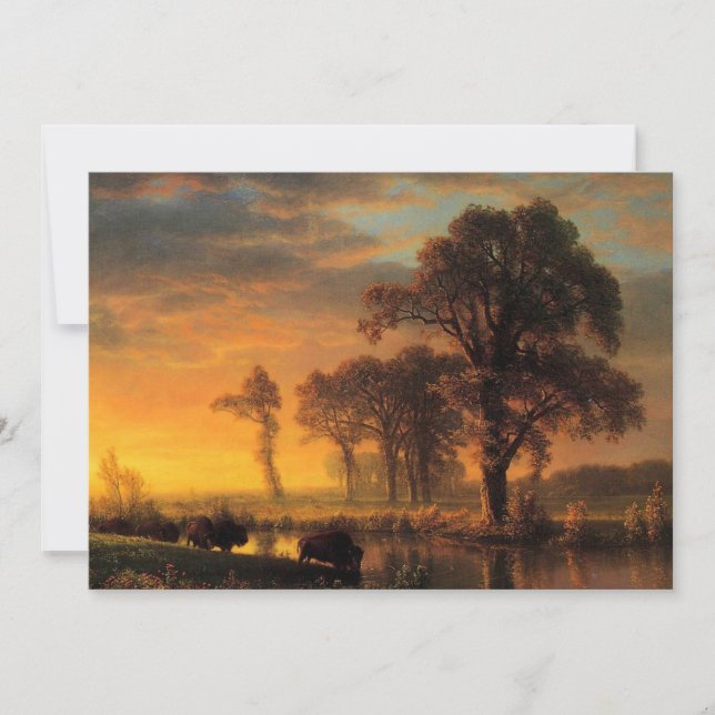 Bierstadt - Western Kansas, Karte (Vorderseite)