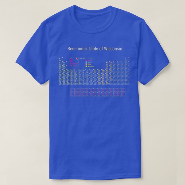 Biertisch Wisconsin Kunsthandwerk Bierelement T-Shirt (Design vorne)