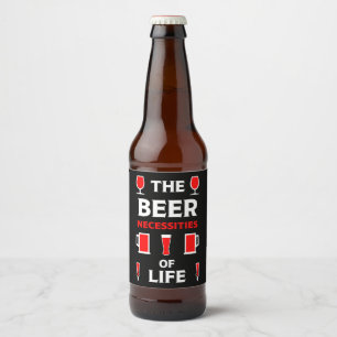 Biertrinker Bierflaschenetikett