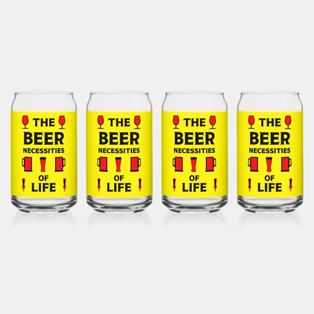 Biertrinker Dosenglas (Vorderseite)