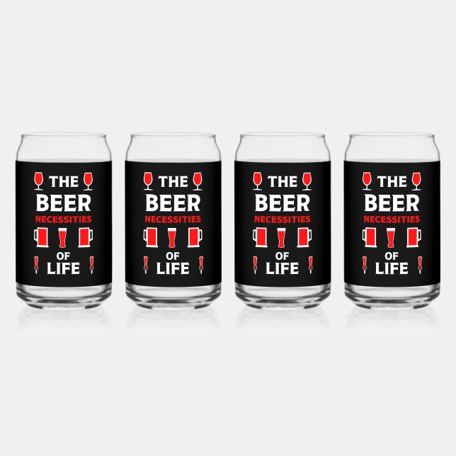 Biertrinker Dosenglas (Vorderseite)