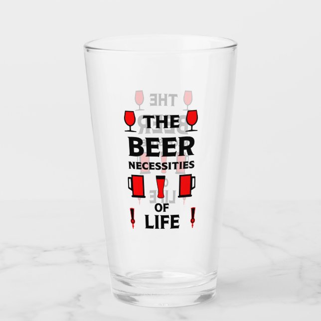 Biertrinker Glas (Vorderseite)