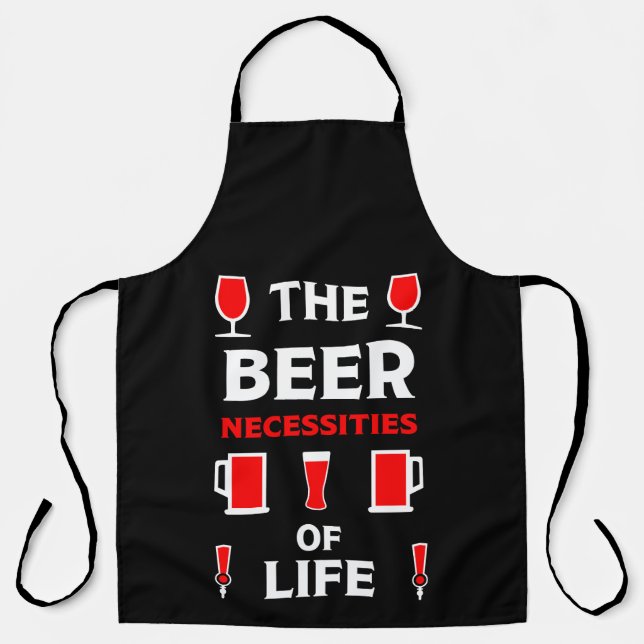 Biertrinker Schürze (Vorderseite)