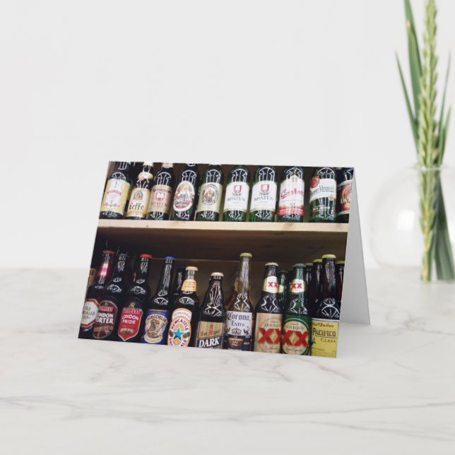 **BIERTRINKERTRAUM WIRD WAHR** GEBURTSTAG KARTE (Vorderseite)