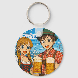 Bierverkostung während des Oktoberfest in München, Schlüsselanhänger