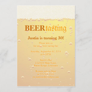Bierverkostungsparty Einladung