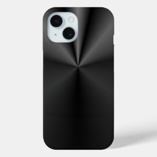 Biese und Rolle: Gebürstetes Metall iPhone 15 Hülle