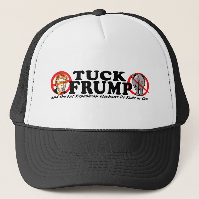 Biesen-Vogelscheuche Ameise-Donald Trumpf 2016 Truckerkappe (Vorderseite)