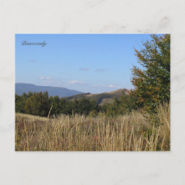 Bieszczady Berge Polen Postkarte