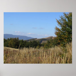 Bieszczady Berge Poster