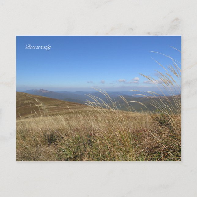Bieszczady Berge Postkarte (Vorderseite)