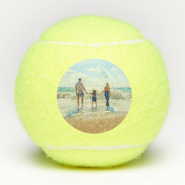 Bieten Sie Ihren Foto Tennisball an Tennisbälle (Vorderseite)