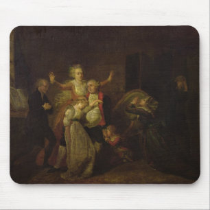 Bietender Abschied Louis XVI zu seiner Familie Mousepad