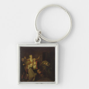 Bietender Abschied Louis XVI zu seiner Familie Schlüsselanhänger