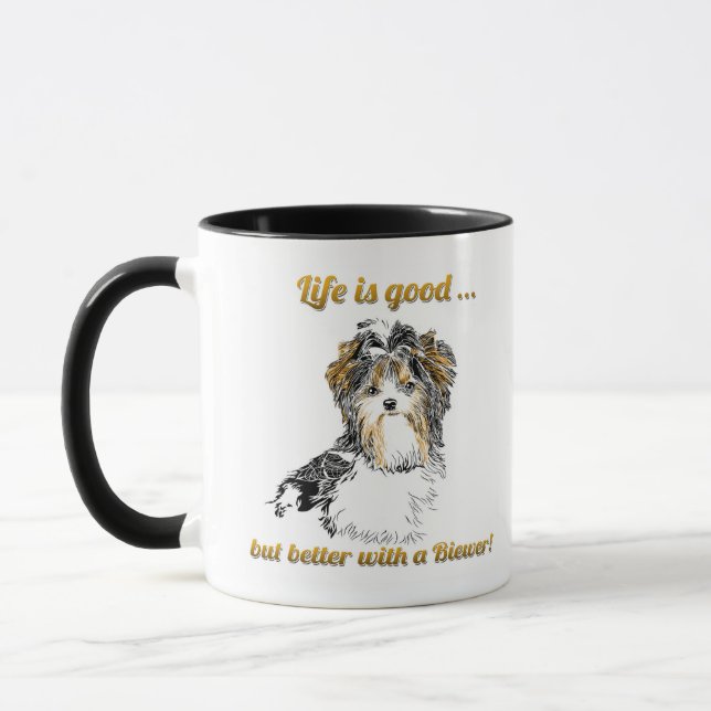 Biewer Boomer-Kaffee-Tasse Tasse (Links)