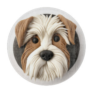 Biewer Terrier Dog 3D Inspiriert Schneidebrett