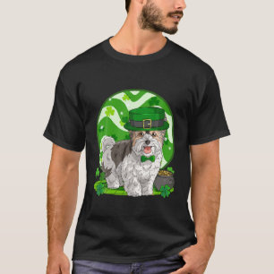 Biewer Terrier Dog St Patricks Day Leprechaun T-Shirt