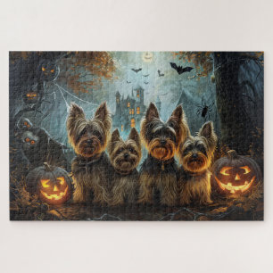 Biewer Terrier Halloween Nacht Hunde Delight