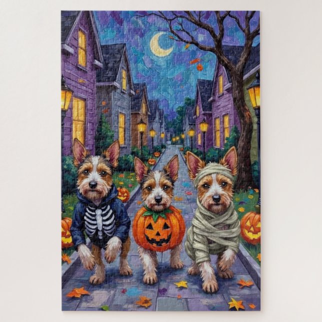 Biewer Terrier Trick-or-Treating Halloween-Kostüm (Vertikal)