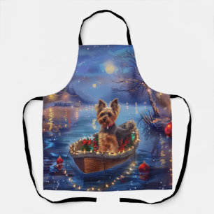 Biewer Terrier Weihnachtsfeiertage Schürze