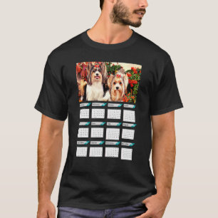 Biewer Terrier Welpen Kalender 2023 T-Shirt