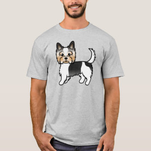 Biewer Terrier Yorkshire Terrier Niedlich Cartoon T-Shirt