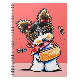 Biewer Yorkie Picnic Time Notizblock