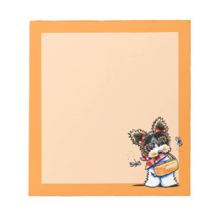 Biewer Yorkie Picnic Time Notizblock