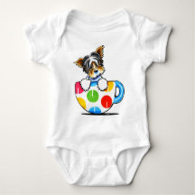 Biewer Yorkie Polka Dot Cup