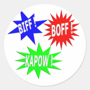Biff Boff Kapow Sticker