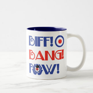 BIFF-KNALL-KRIEGSGEFANGEN-Mod-Tasse Zweifarbige Tasse