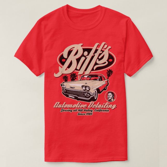 Biffs Auto Detailing Classic Abgenutzt T-Shirt (Design vorne)