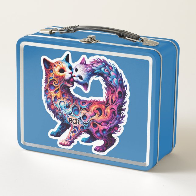 Bifuricated Cat and RCR Metal Lunchbox (Devant)