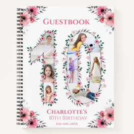 Big 10e anniversaire fille photo rose Fleur livre 