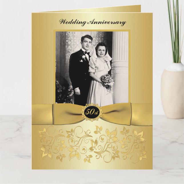 BIG 50th Anniversary Photo Carte de signature de l (Devant)