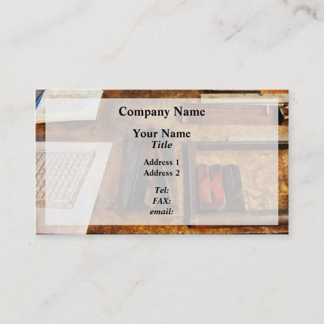 Big "A" Visitenkarte (Vorderseite)