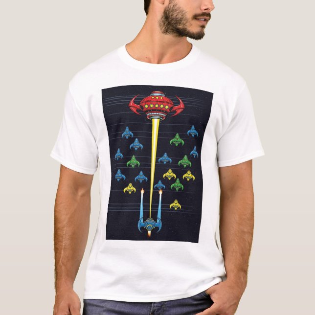 Big Aliens Ship T-Shirt (Vorderseite)