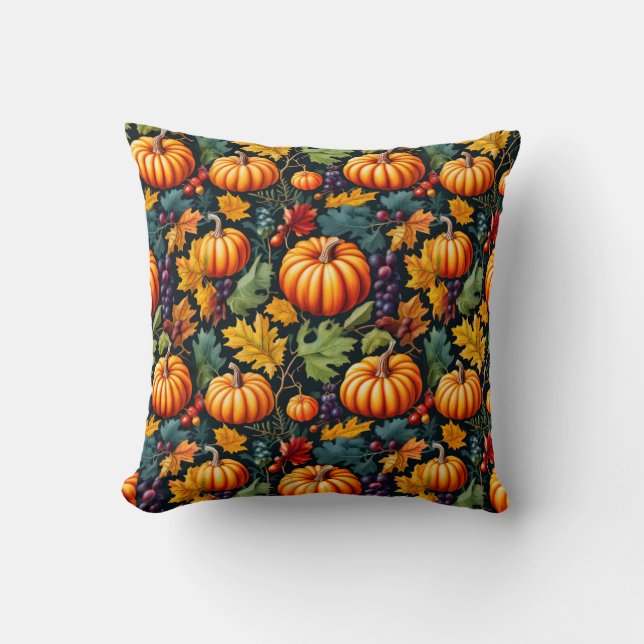 Big and Little Fall Pumpkins Kissen (Vorderseite)