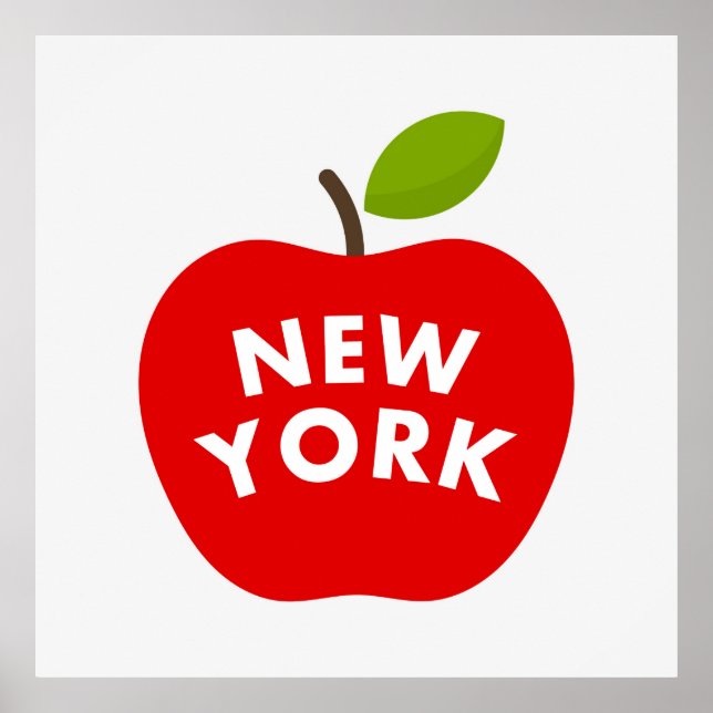 Big Apfel, New York Poster (Vorne)