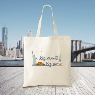 Big Apple, Big Liebe Modern New York City Ikonen Tragetasche