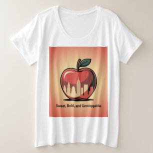 Big Apple Energy New York City Große Größe T-Shirt