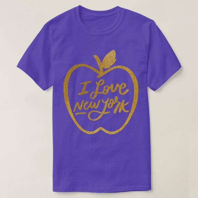 Big Apple I Liebe New York Souvenirs NYC Long Slee T-Shirt (Design vorne)