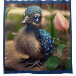 BIG BABY PEACOCK DUSCHVORHANG