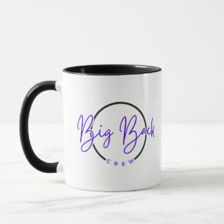 Big Back Crew Coffee Tasse (Blue Schriftart)