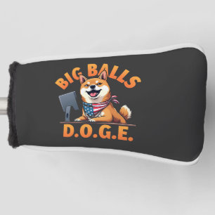 Big Balls Doge Department of Government Efficiency Golf Headcover