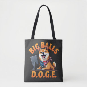 Big Balls Doge Department of Government Efficiency Tasche