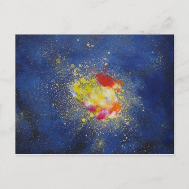 Big Bang Postkarte (Vorderseite)